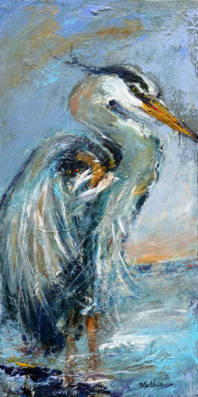 "Wading in the Shallows" - Christopher Mathie Fine Art