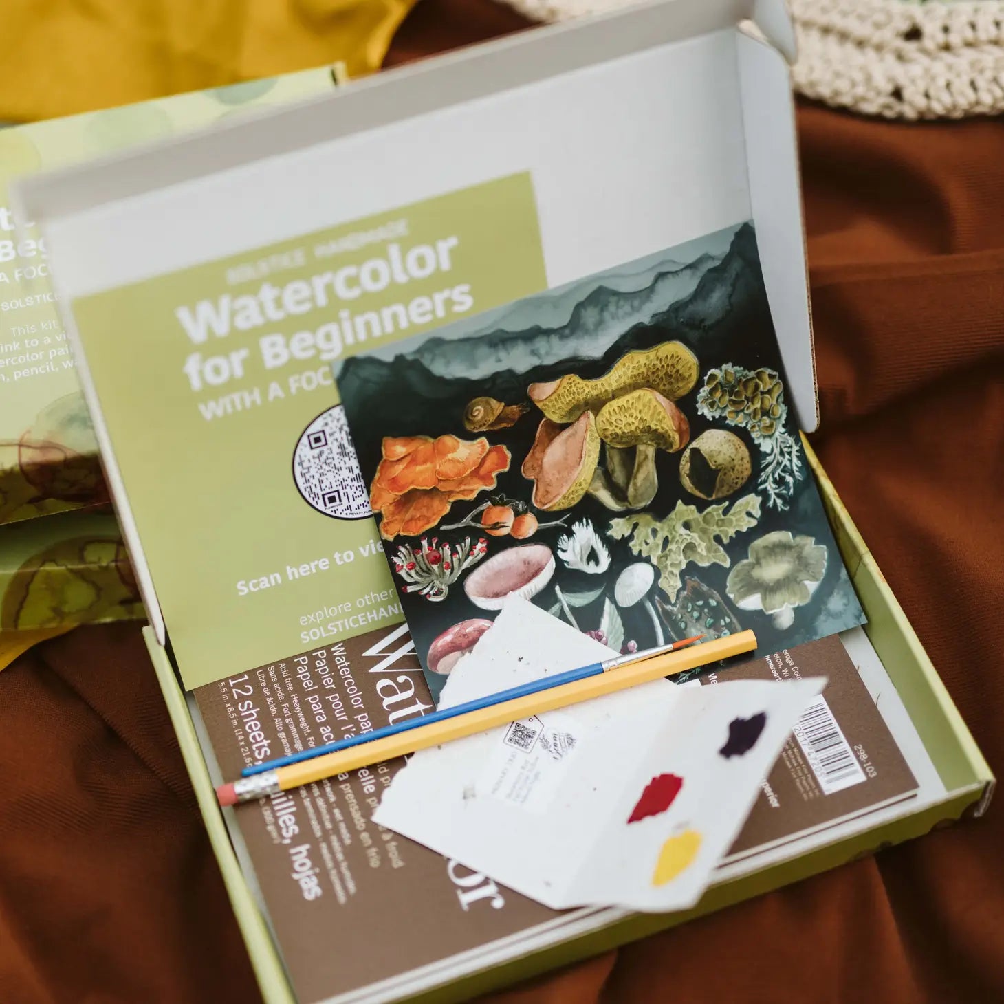 Beginner's Watercolor - Art Kit with Video Lesson
