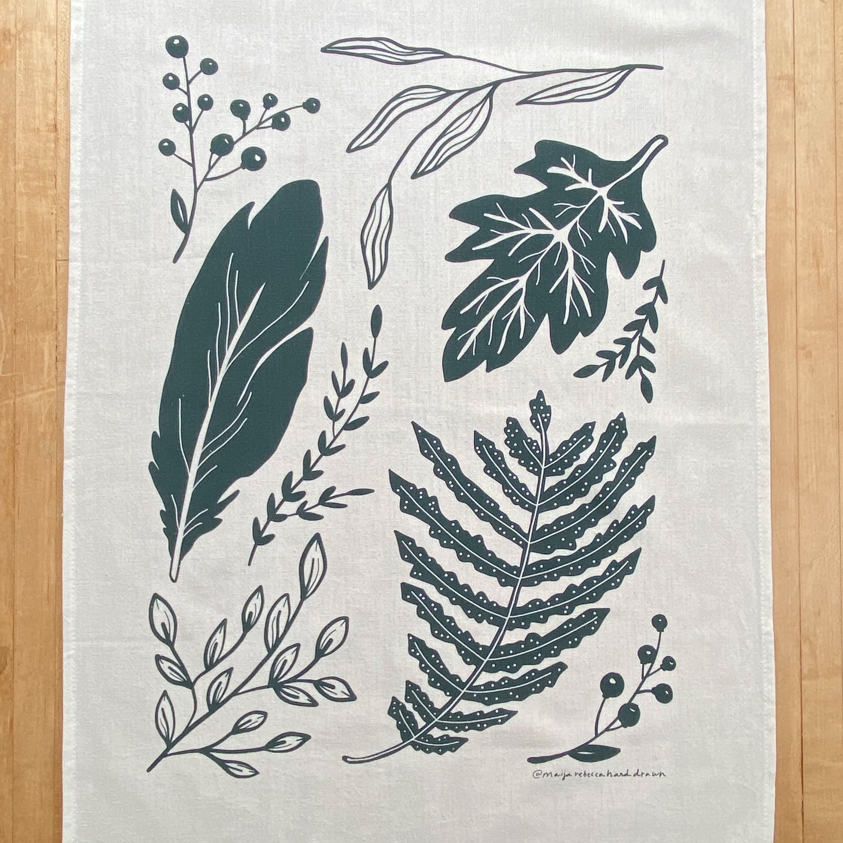Wild Forage Tea Towel