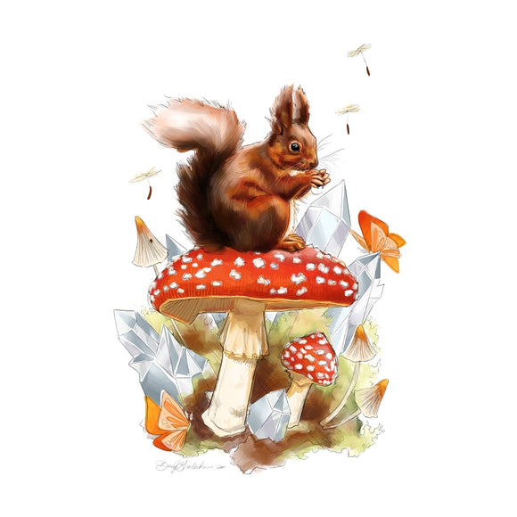 Woodland Squirrel | Art Print