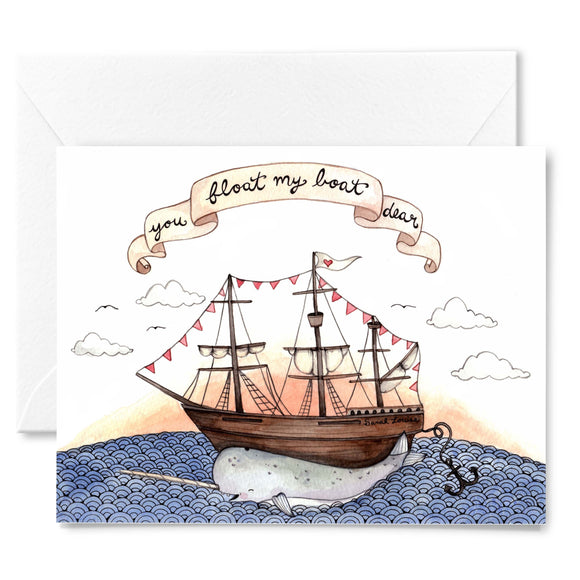 You Float My Boat, Dear Greeting Card
