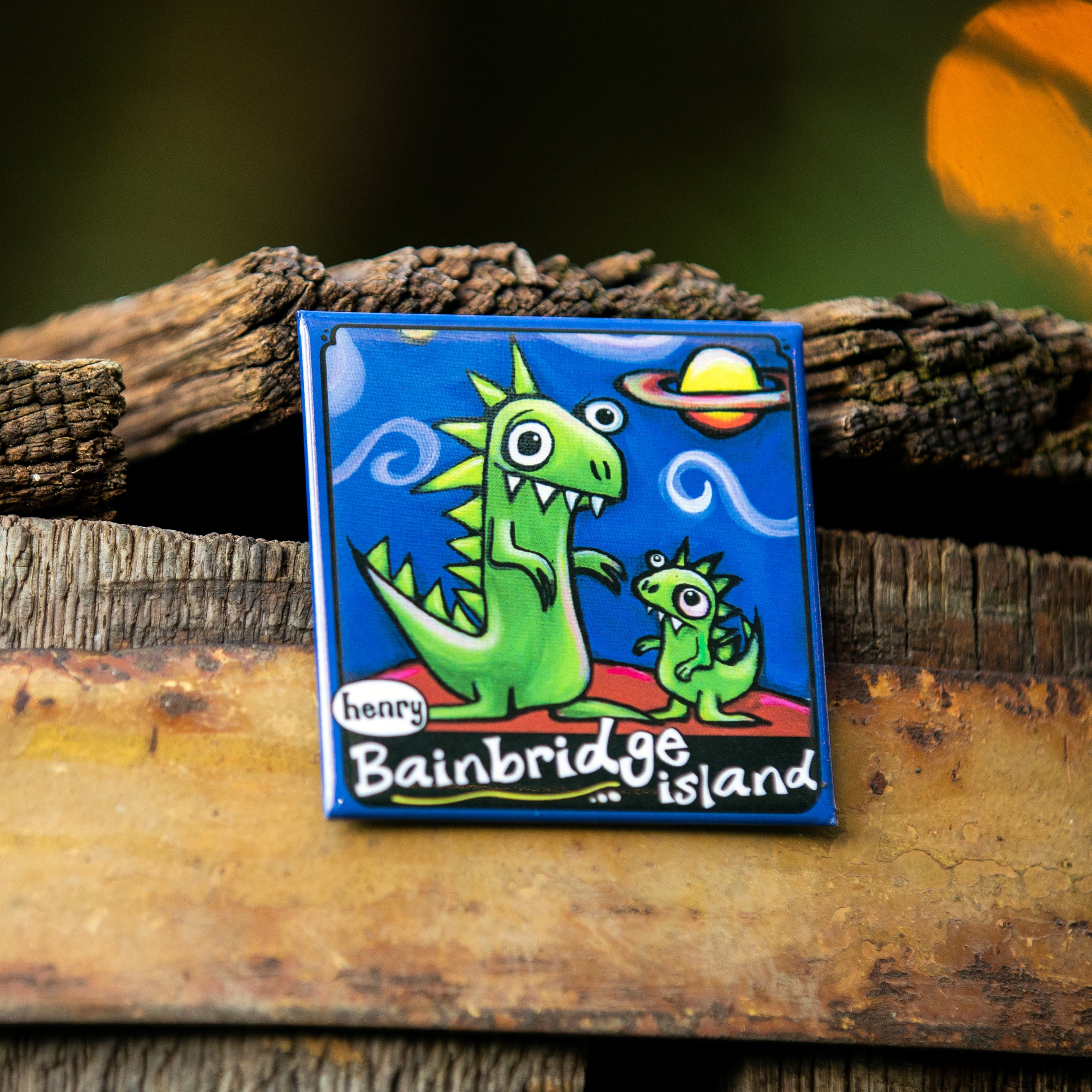 Bainbridge Island Dinosaur Jr Magnet