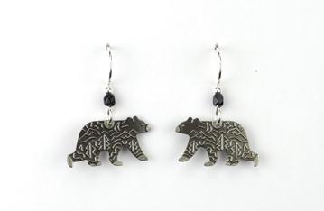 Black Bear with Pattern