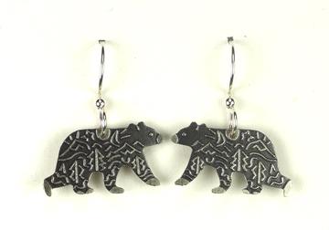 Black Bear with Pattern
