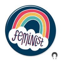 Feminist Round Magnet