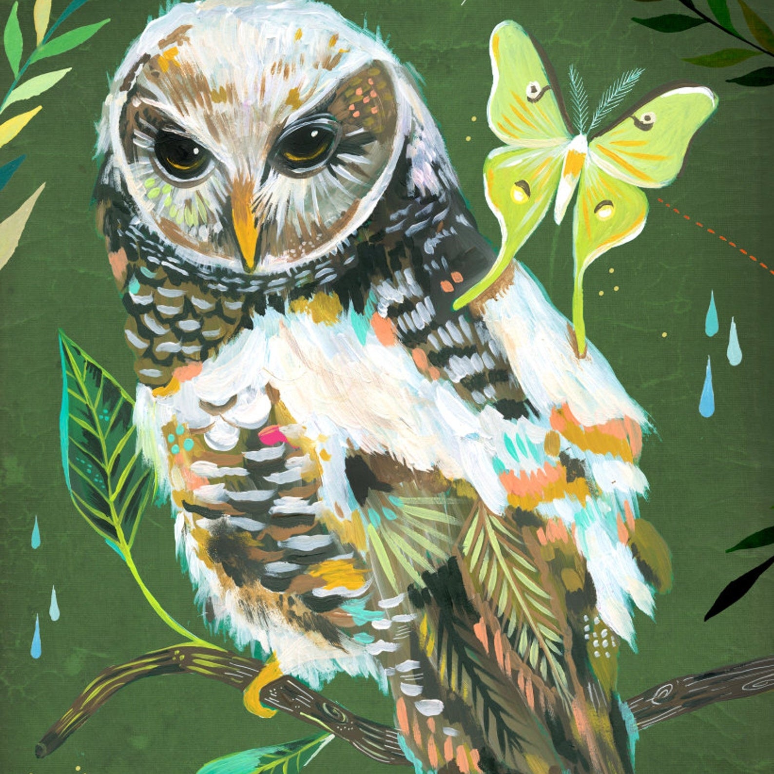 Hazel and Luna Art Print