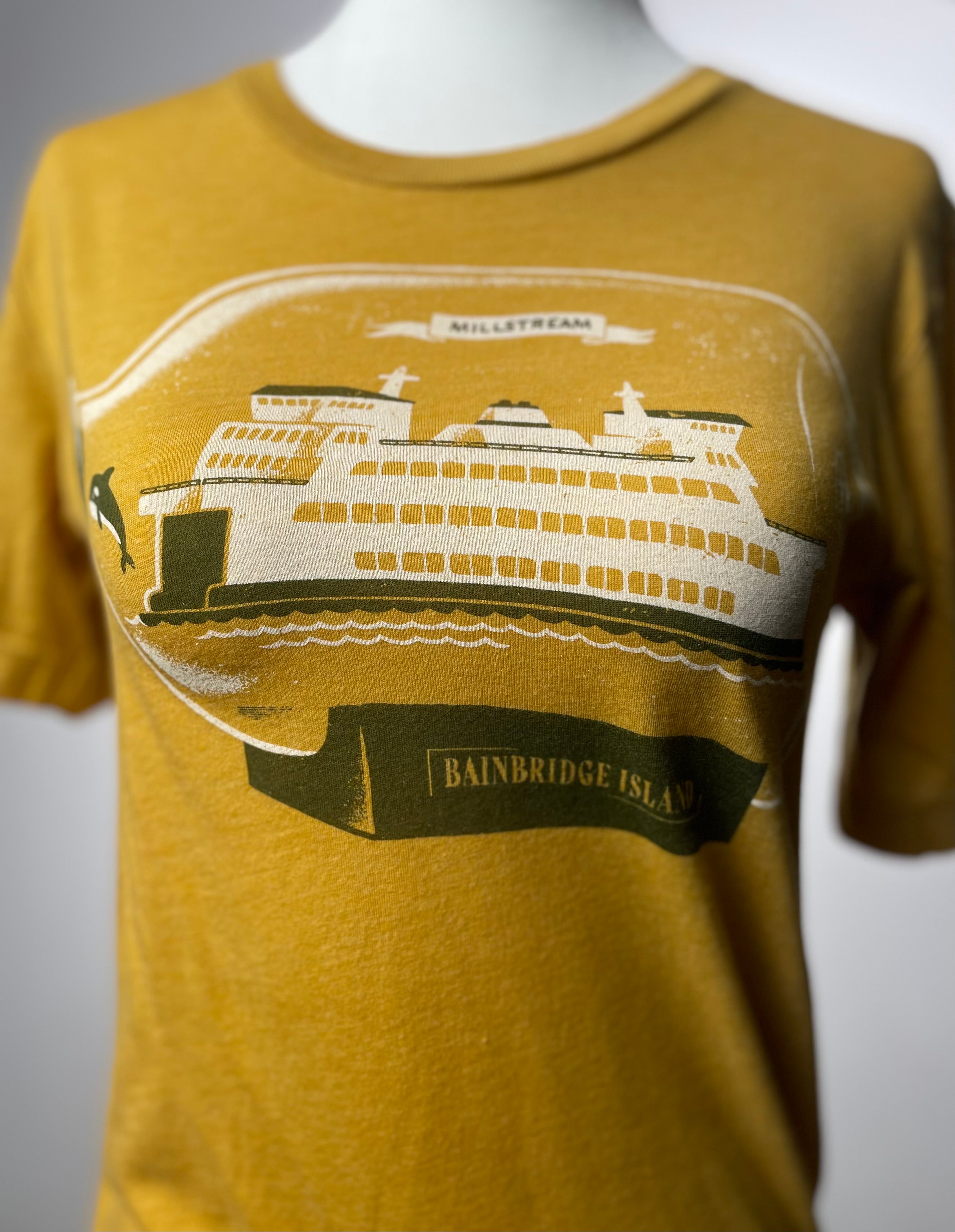 Mustard | Ferry In A Bottle Short Sleeve Shirt