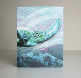 Sea Turtle Blank Greeting Card