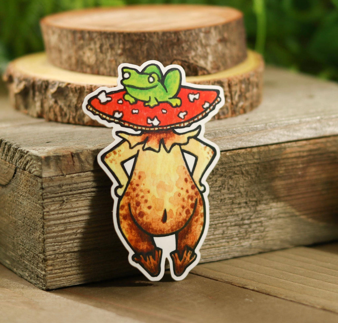 Vinyl Funguise® Sticker - Frogert