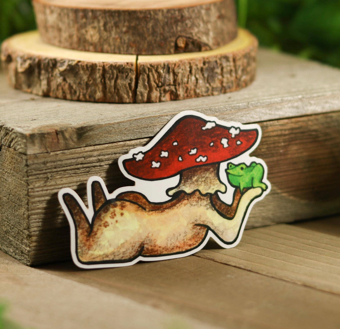 Vinyl Funguise® Sticker - Scarlet