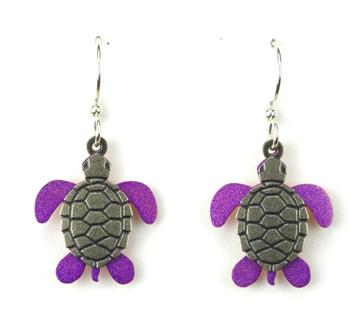 Layered Turtle Earrings