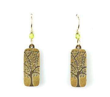 Rectangle tree Earrings