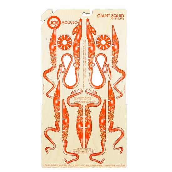 Giant Squid Wood Puzzle
