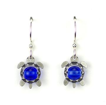 Turtle w/ bead Sapphire