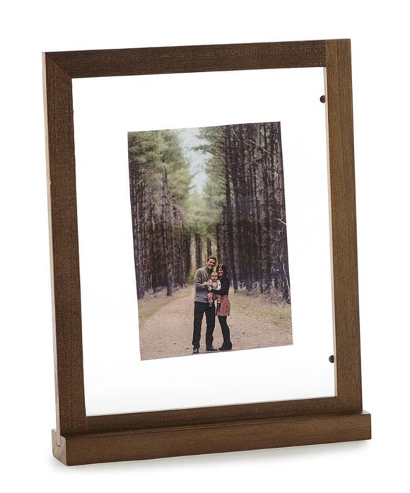 Dark Brown Wood Photo Frame