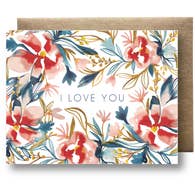 I Love You Watercolor