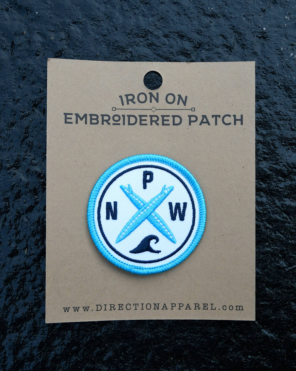 Iron on patches: CIRCLE SUN-MNT-TREES