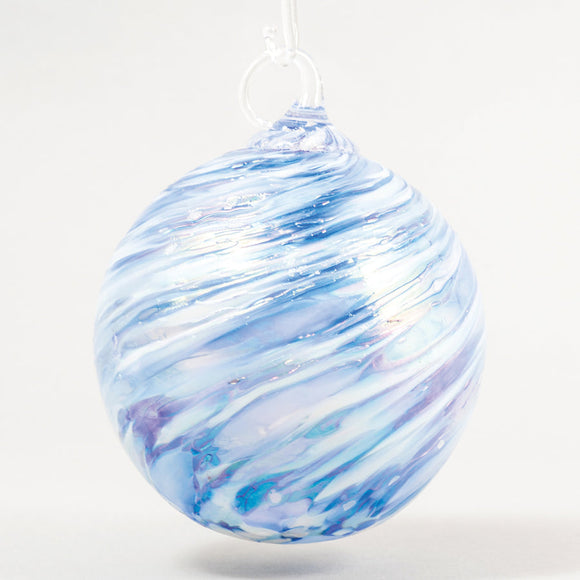 Frozen Glass Ornament by Glass Eye Studio