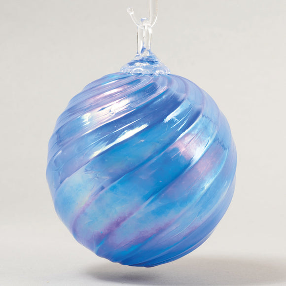 Adrift Twist Glass Ornament by Glass Eye Studio