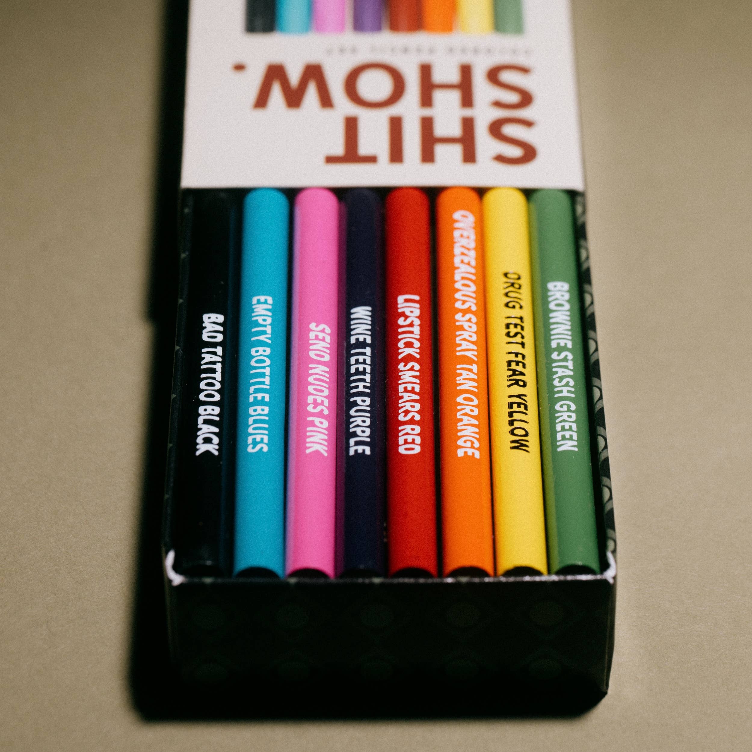 Shit Show Colored Pencils | Funny Pencils | Gift