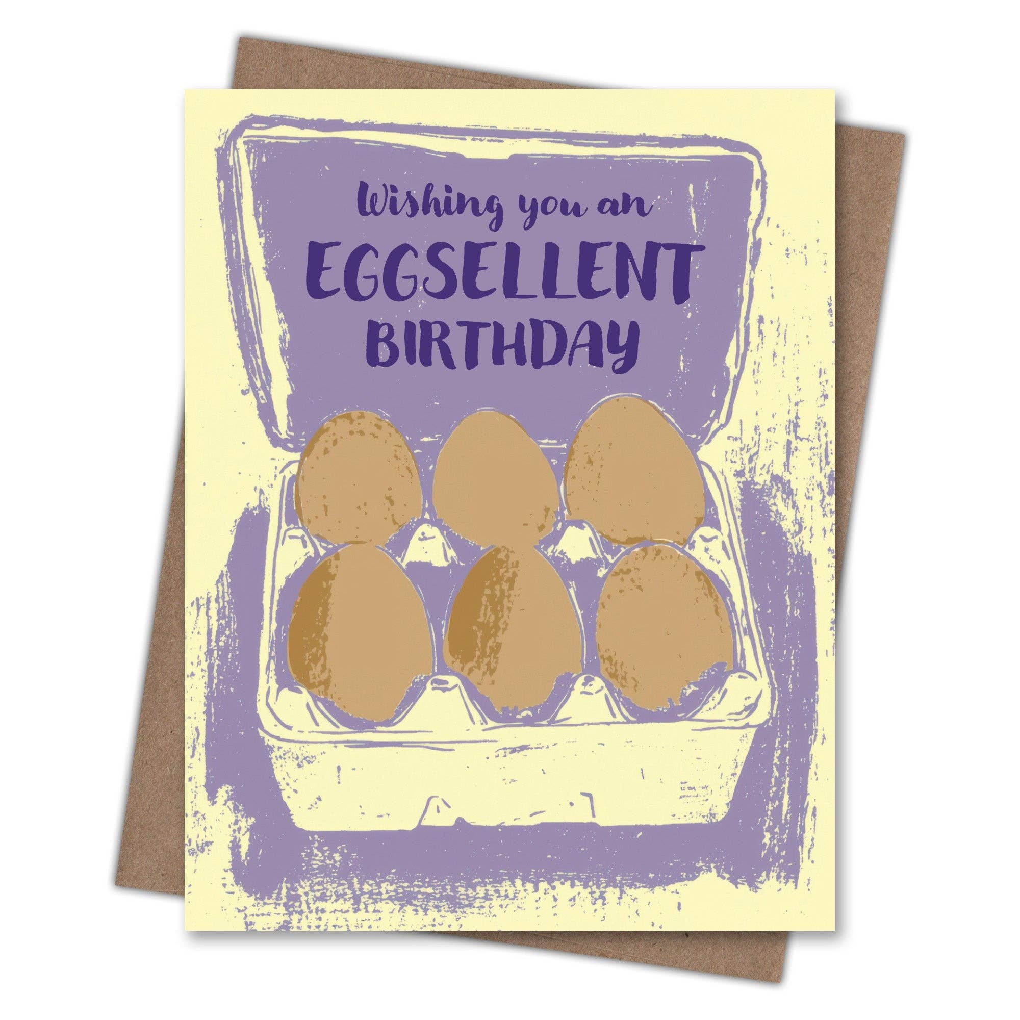 Eggsellent Birthday Card