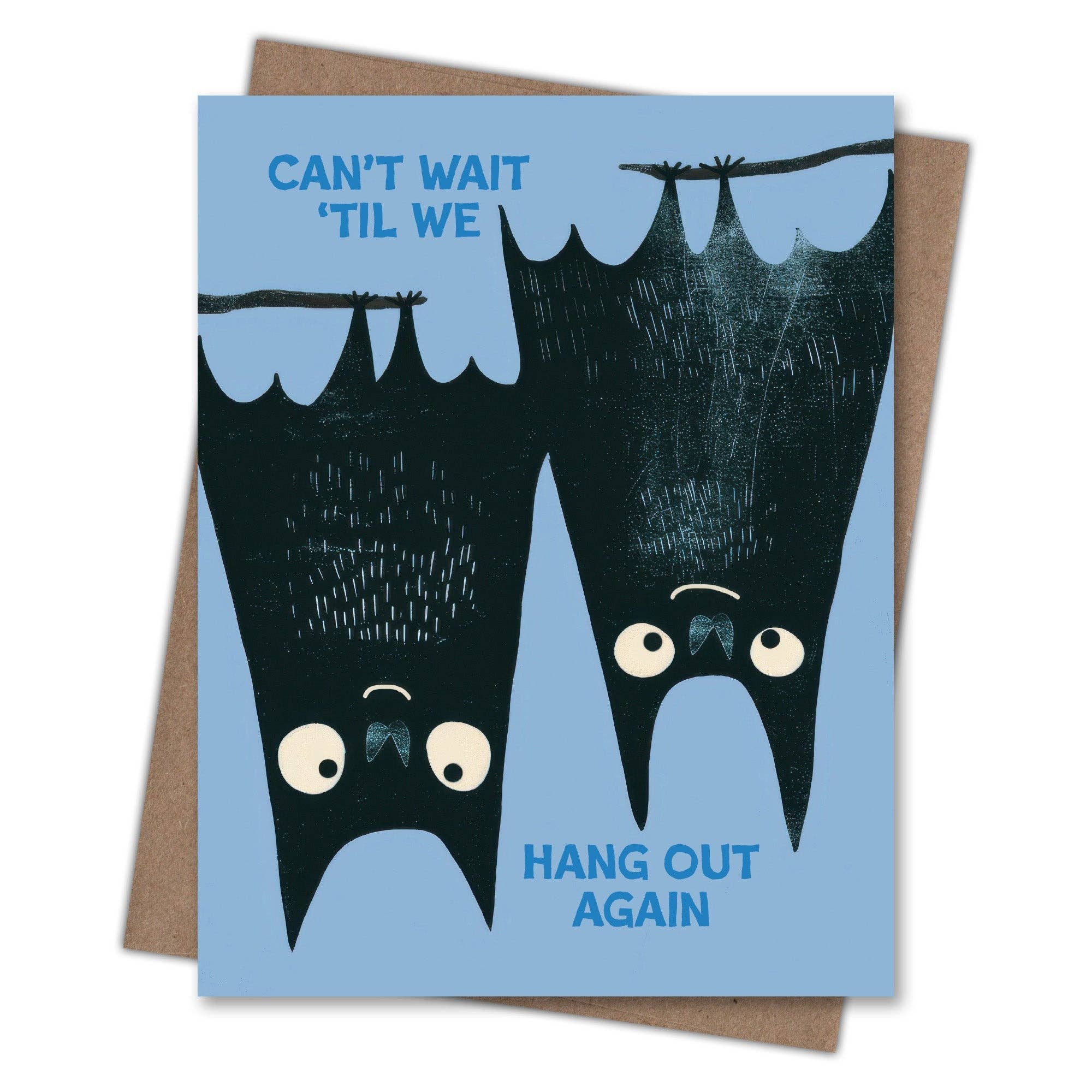 Hang Out Bats Thinking of You Card