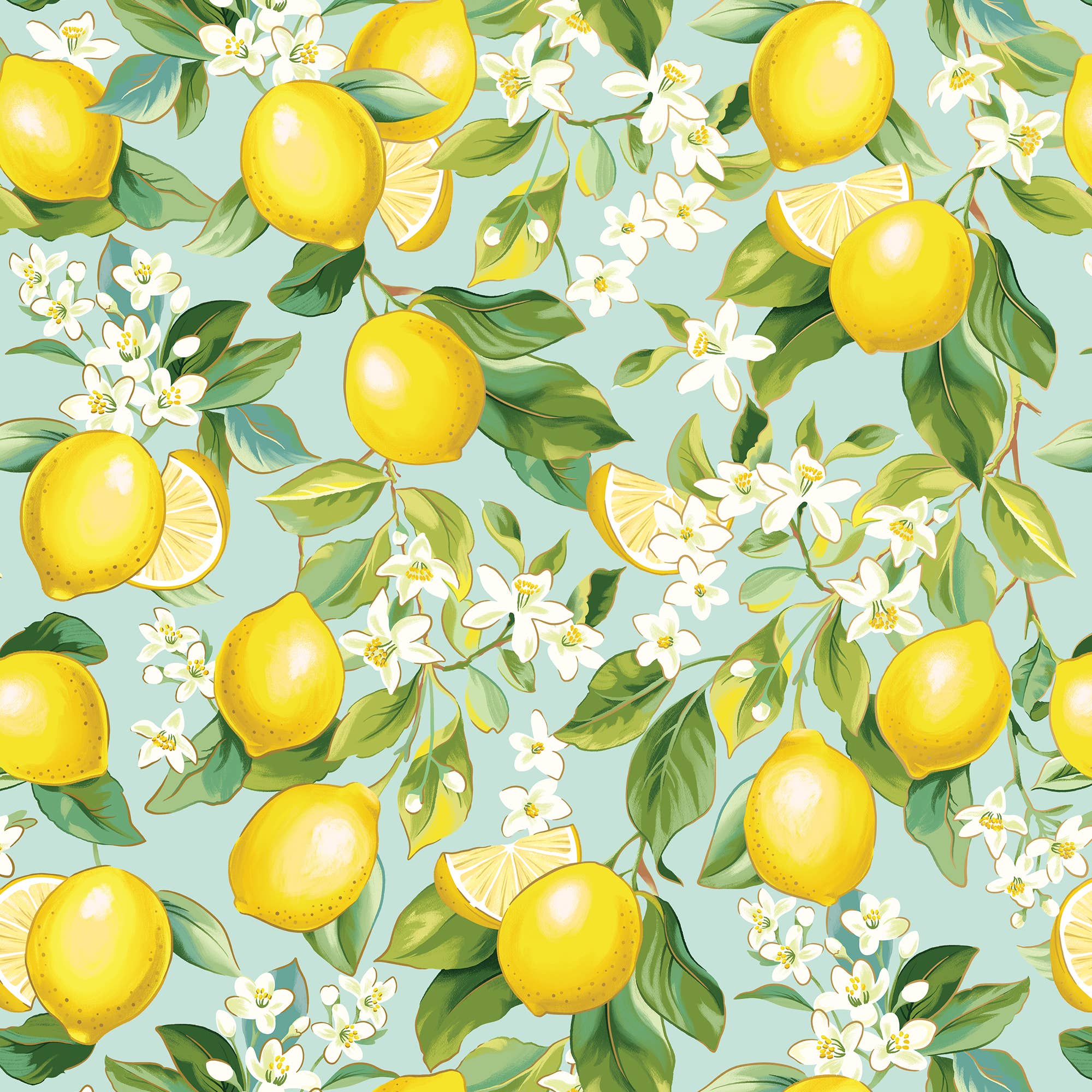 Lemon Tree - Wrap - Rolls: 5' X 30"