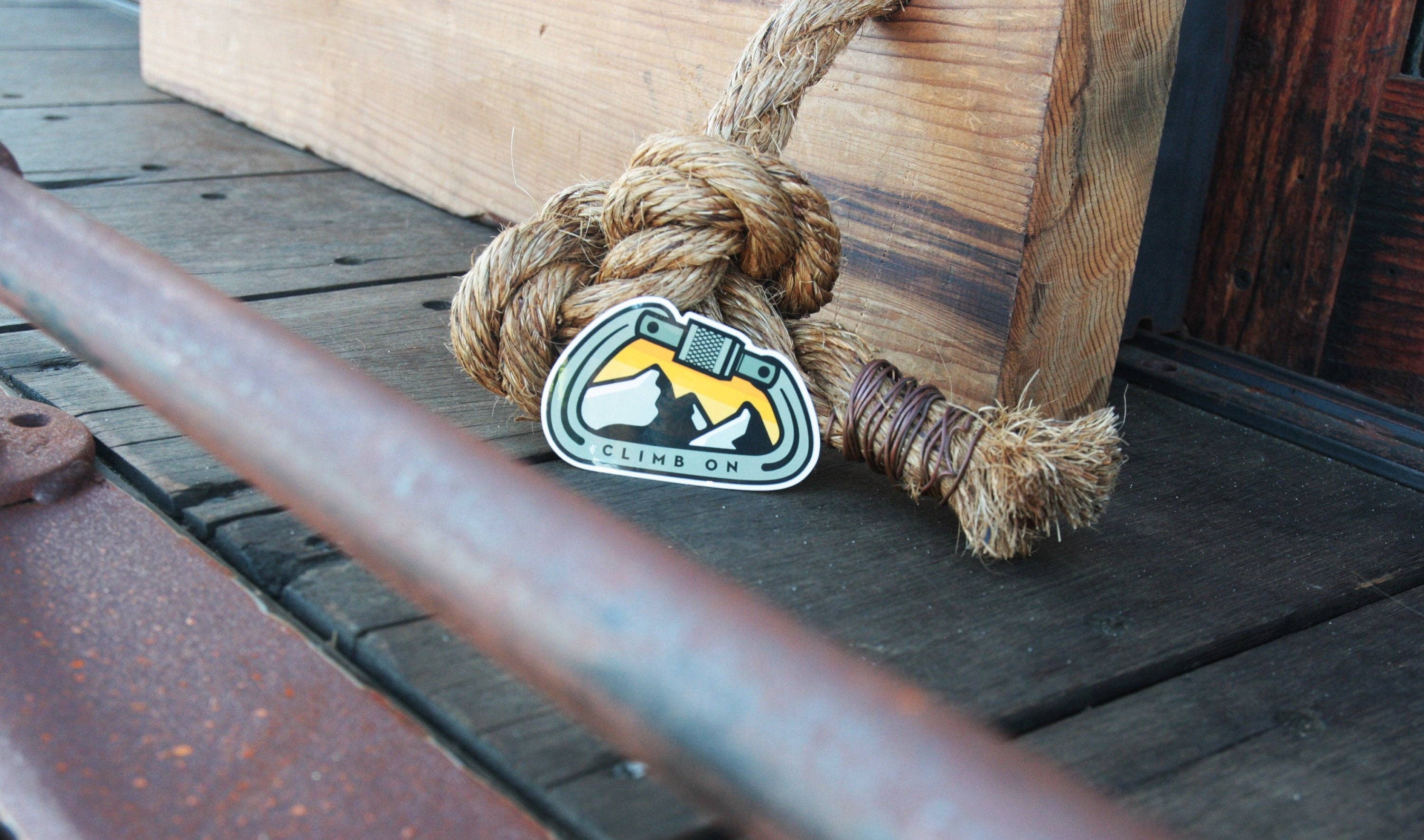 Climb On - Vinyl Sticker