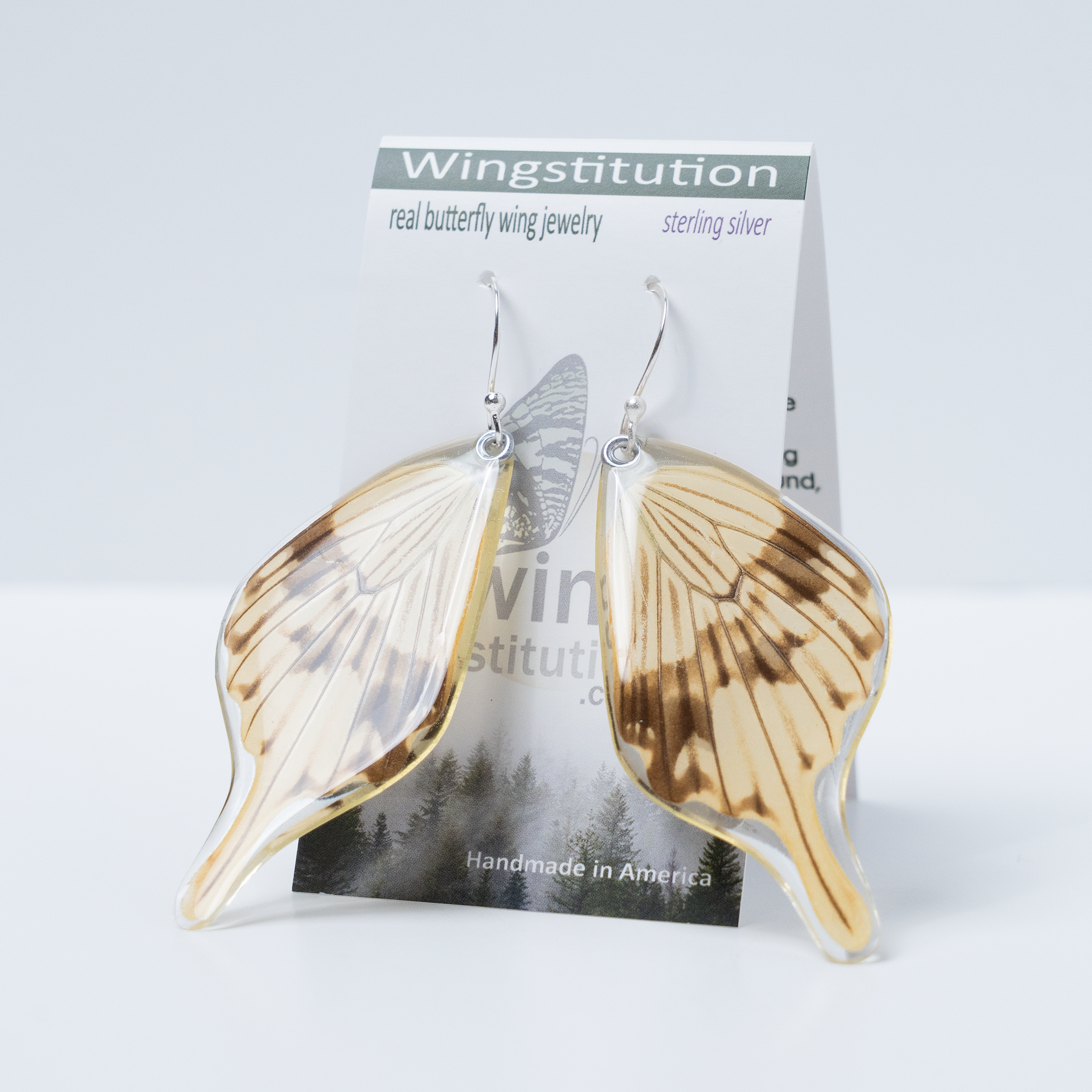 Flying Handkerchief Swallowtail Butterfly Jewelry