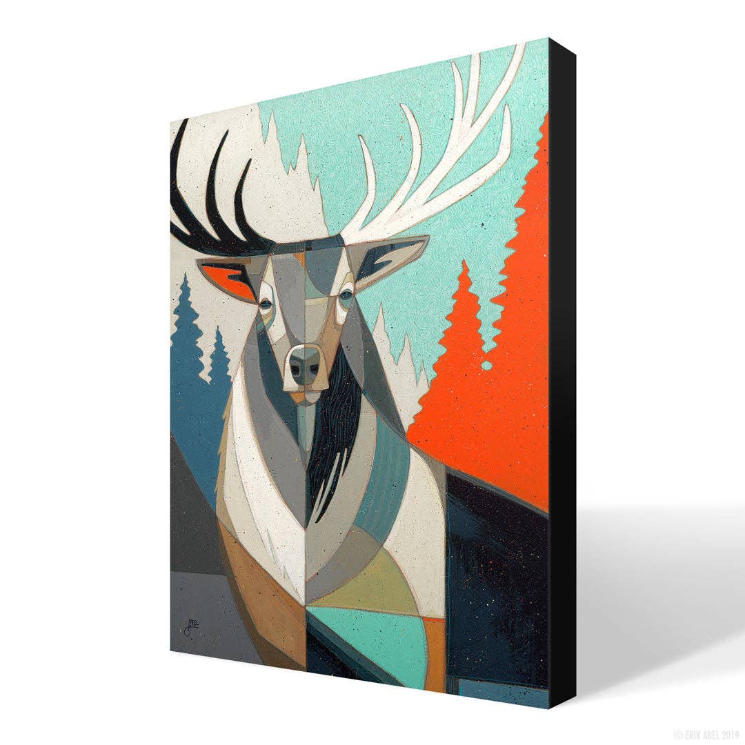 Wapiti - WHLSL Print: Unframed / 9x12 / Bamboo Paper