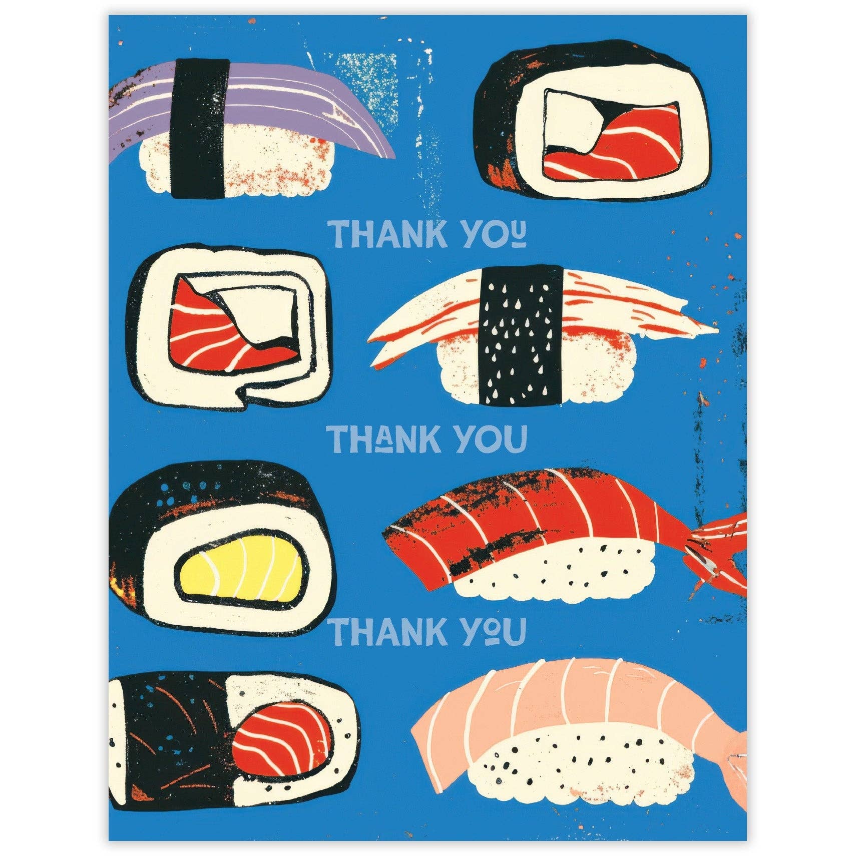 Sushi Thank You Card