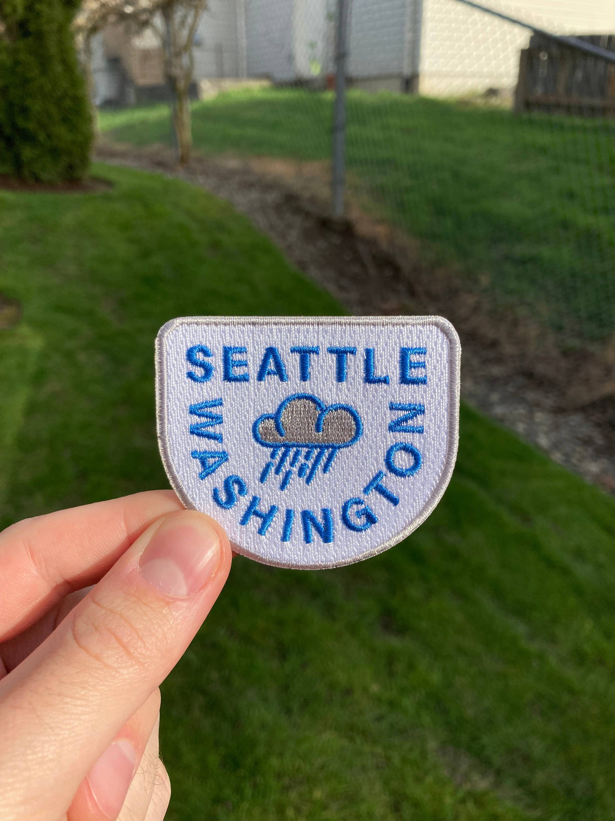 Seattle Embroidered Iron-on Patch