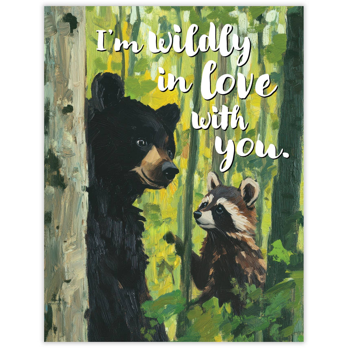 Wildly in Love – Recycled Love Card for Nature Lovers