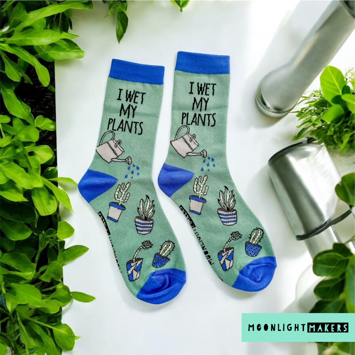 I Wet My Plants - Funny Unisex Socks