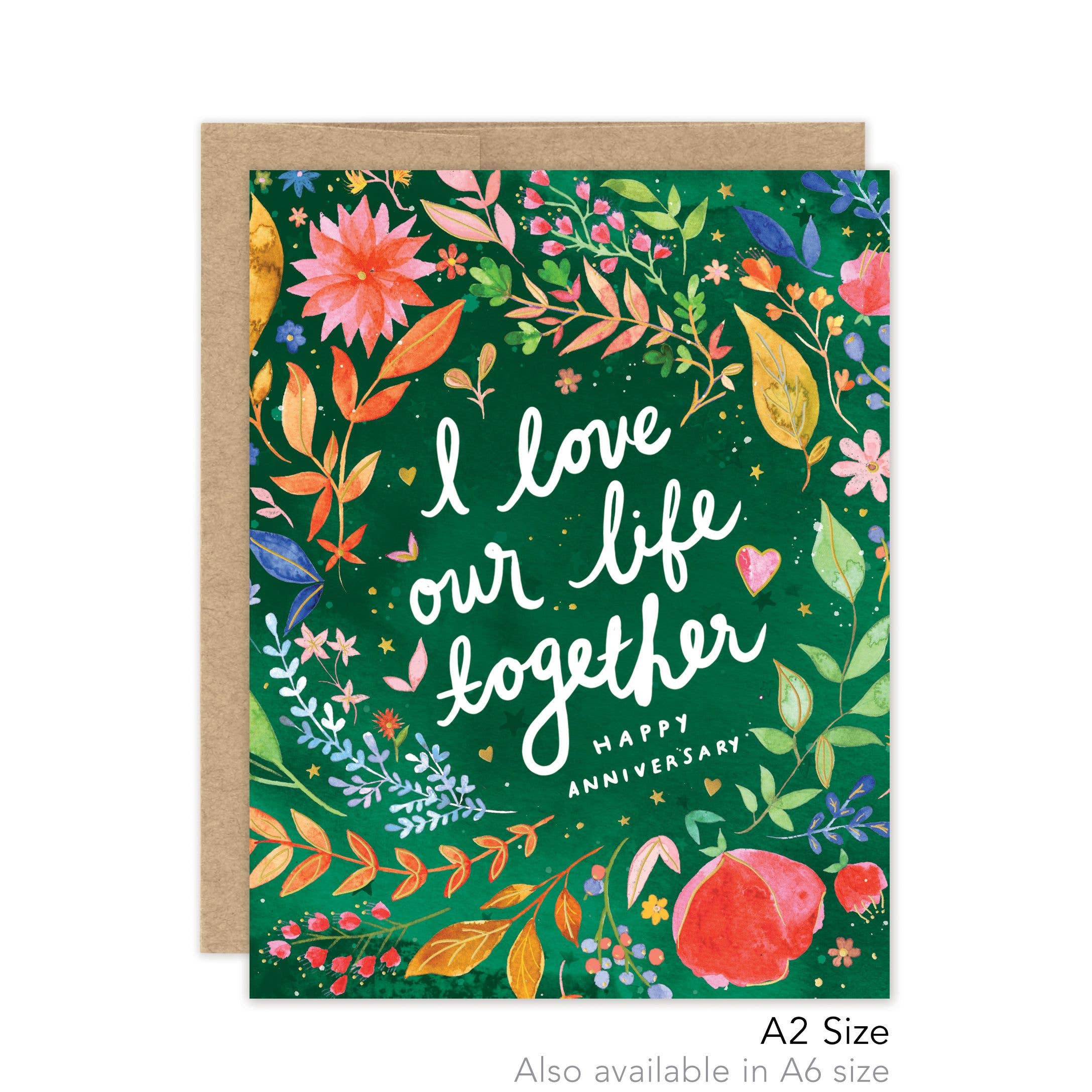 I Love Our Life Together Anniversary - Luxe A2 Card