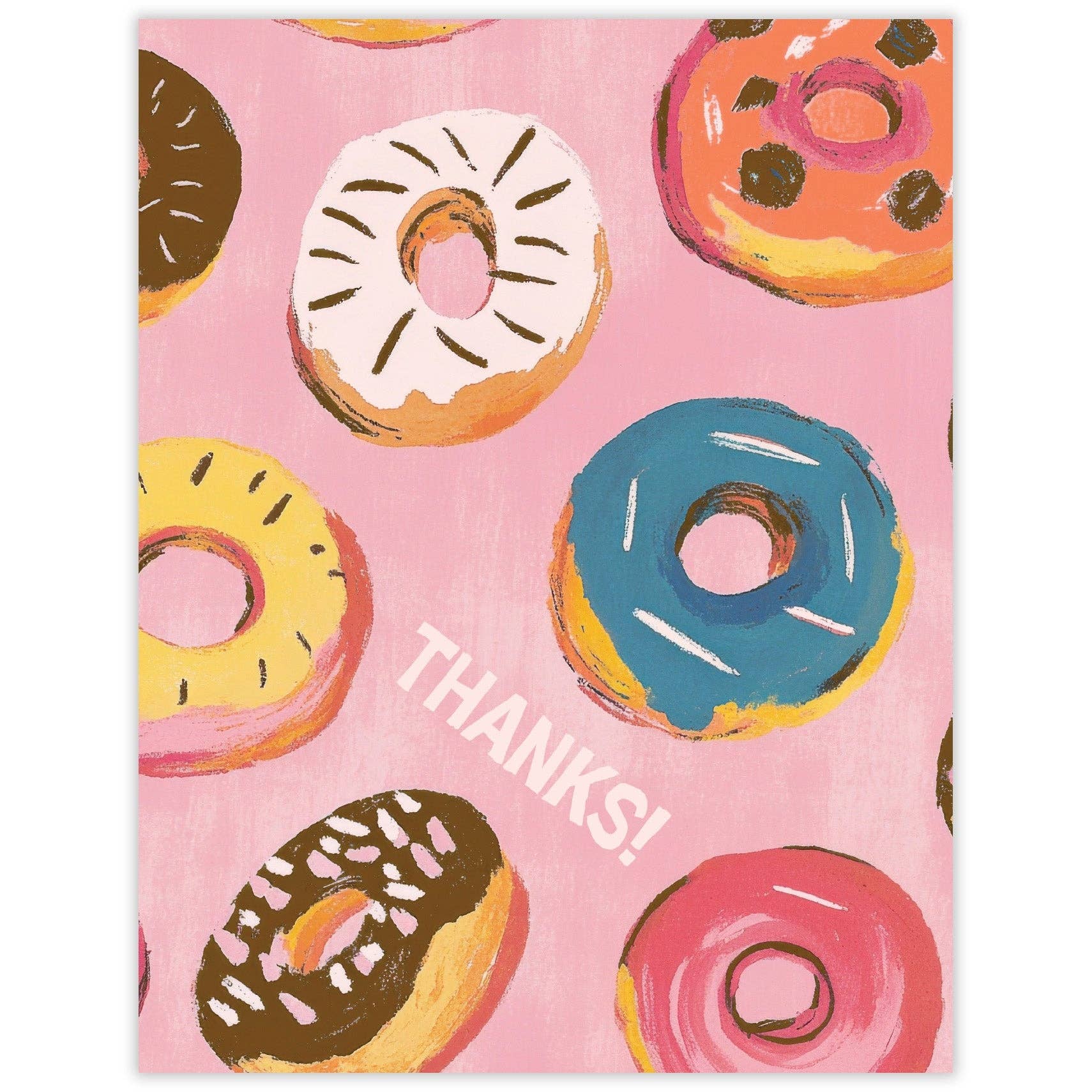 Doughnuts Thank You Card
