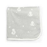 Blossom's Gray Organic Receiving Blanket
