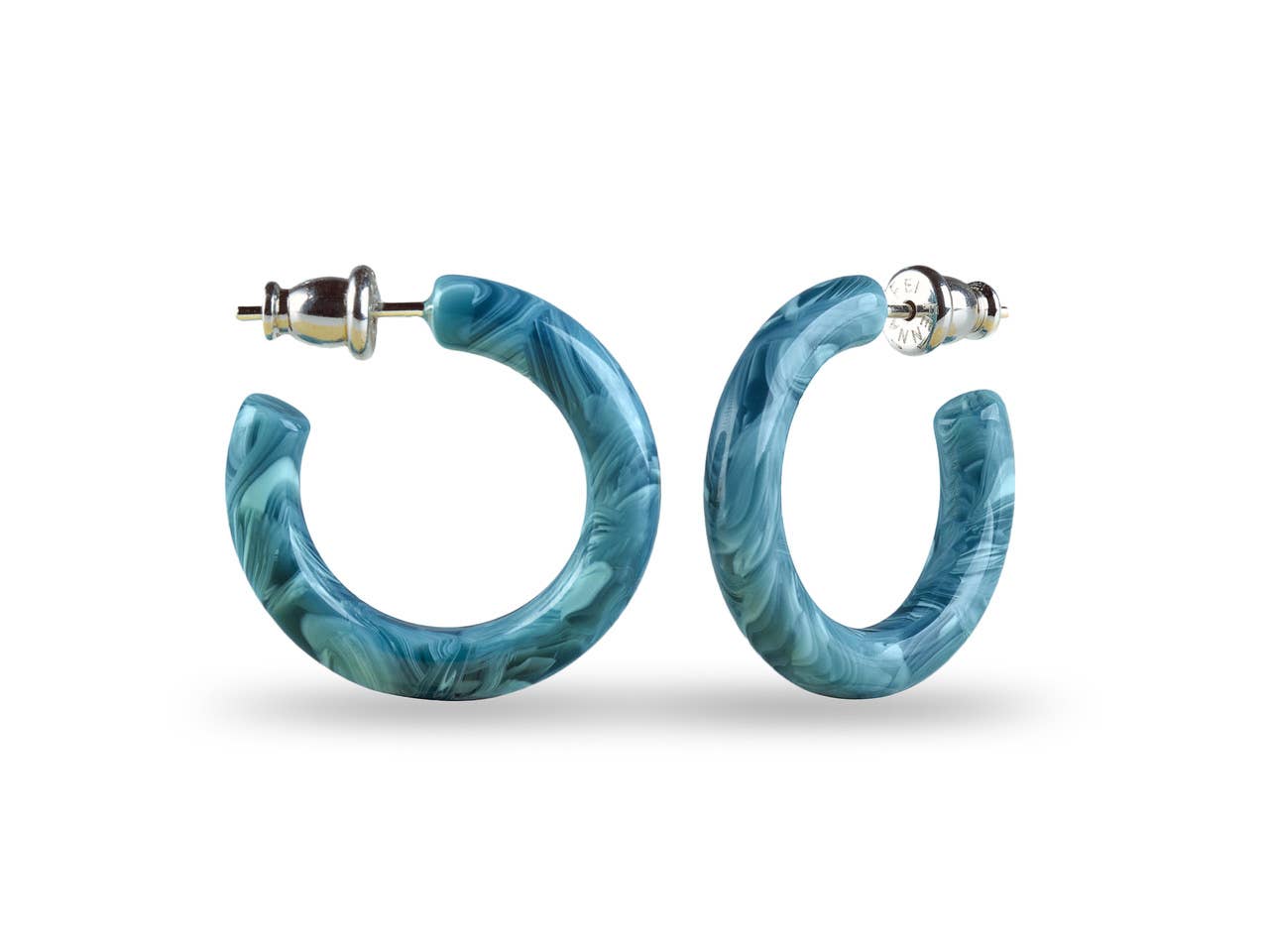 Ultra Mini Hoop Collection | Small Acetate Hoops: Dew Drop