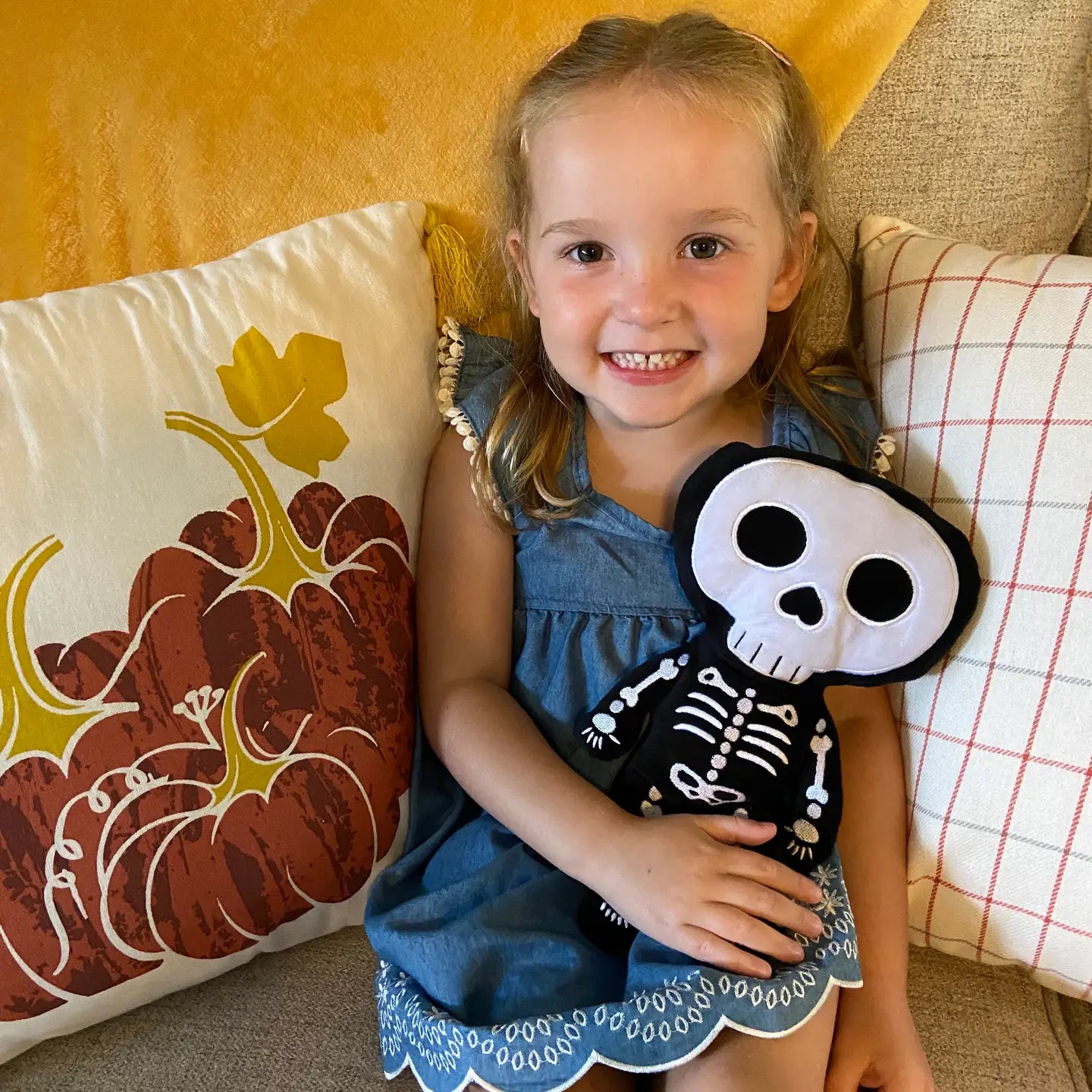 12" Halloween Stuffed Plush - Skeleton Plush