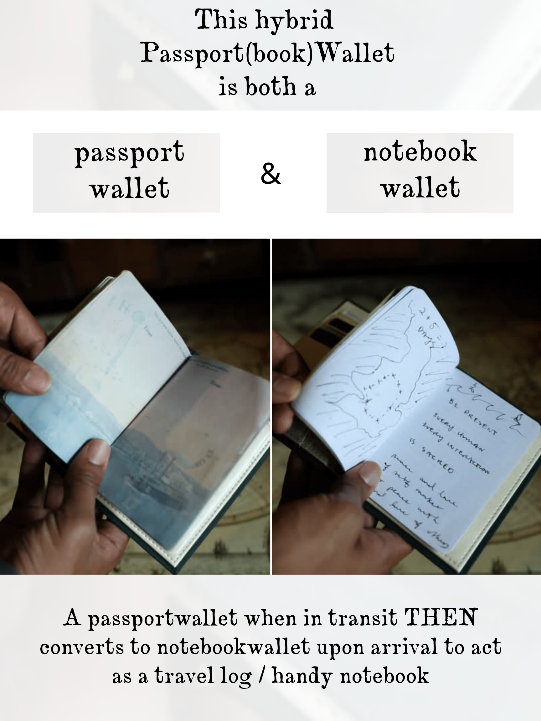 'Frankenstein' by Mary Shelley 1818 Passport/Notebook Wallet