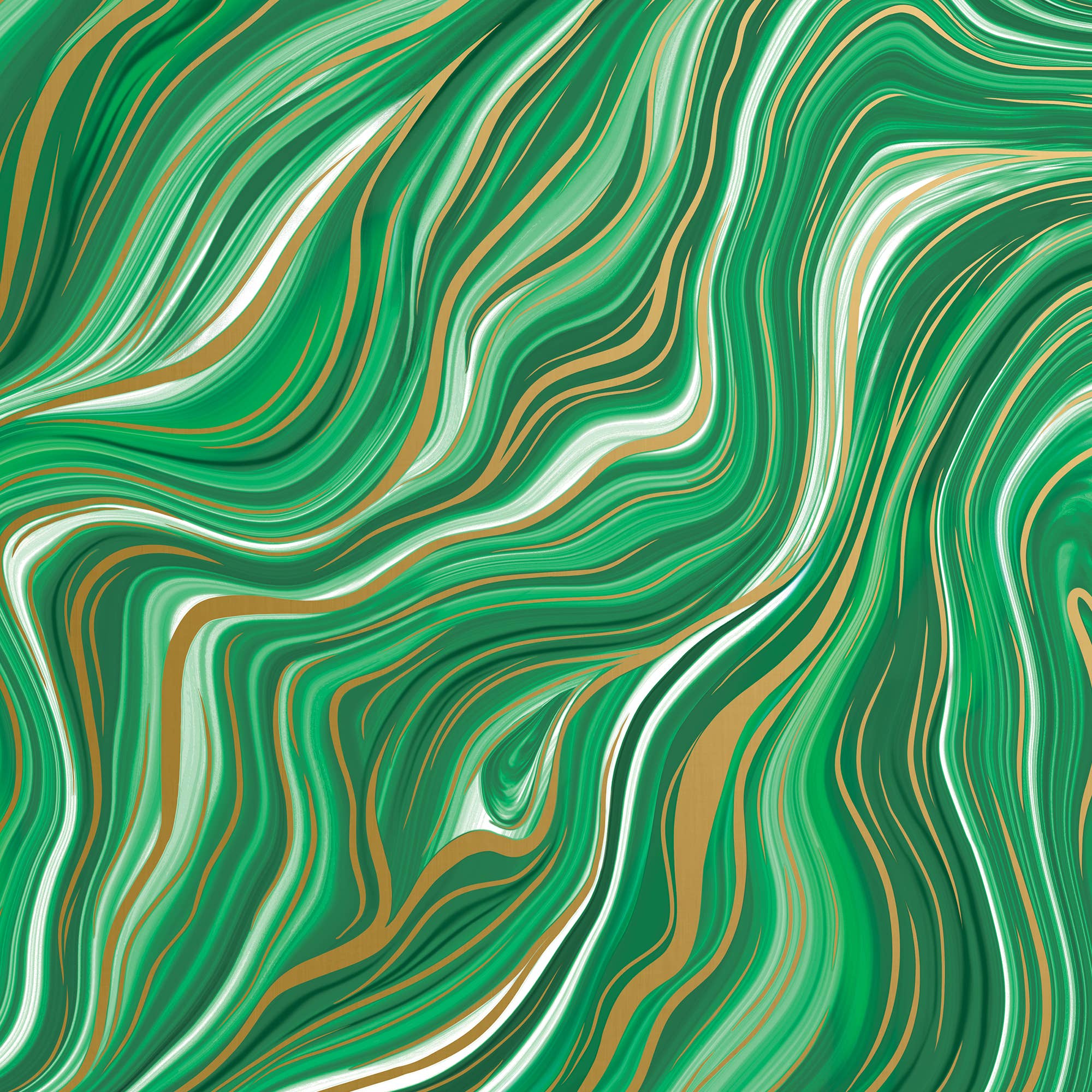 Marbleized Green - Wrap - Rolls: 5' X 30"