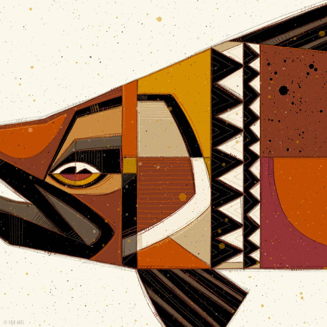 Chinook - WHLSL Print: Unframed / 12x9 / Bamboo Paper