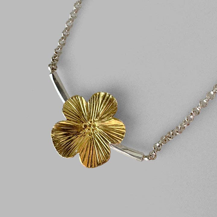 Organic Fun Ditsy Flower Necklace