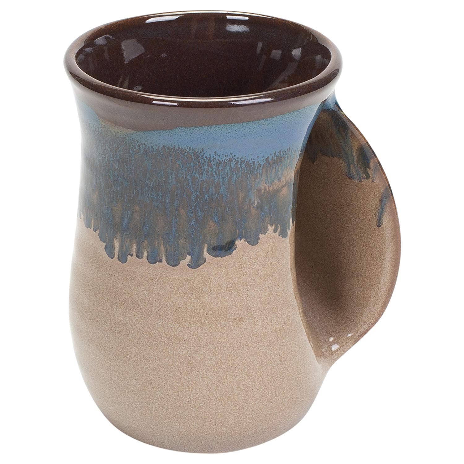 The Original Handwarmer Mug: Grasslands / Left Hand
