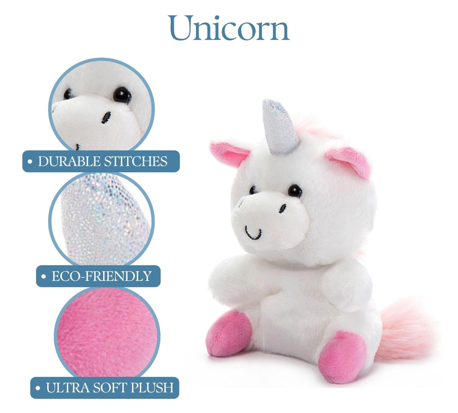 6" (16cm) Nuggetz Unicorn Mythical/Fantasy Collectible