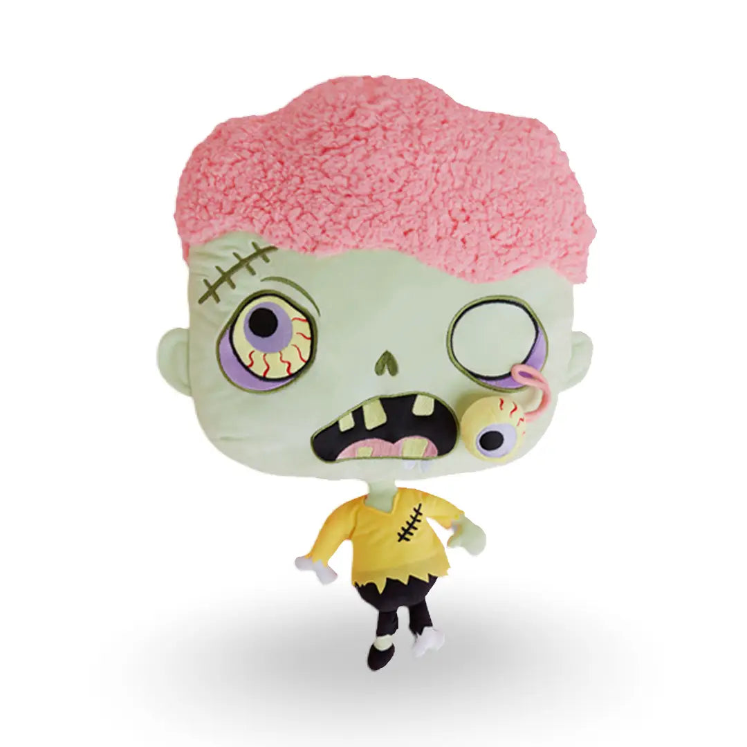 18" Halloween Decor, Plush Pillow - Zombie