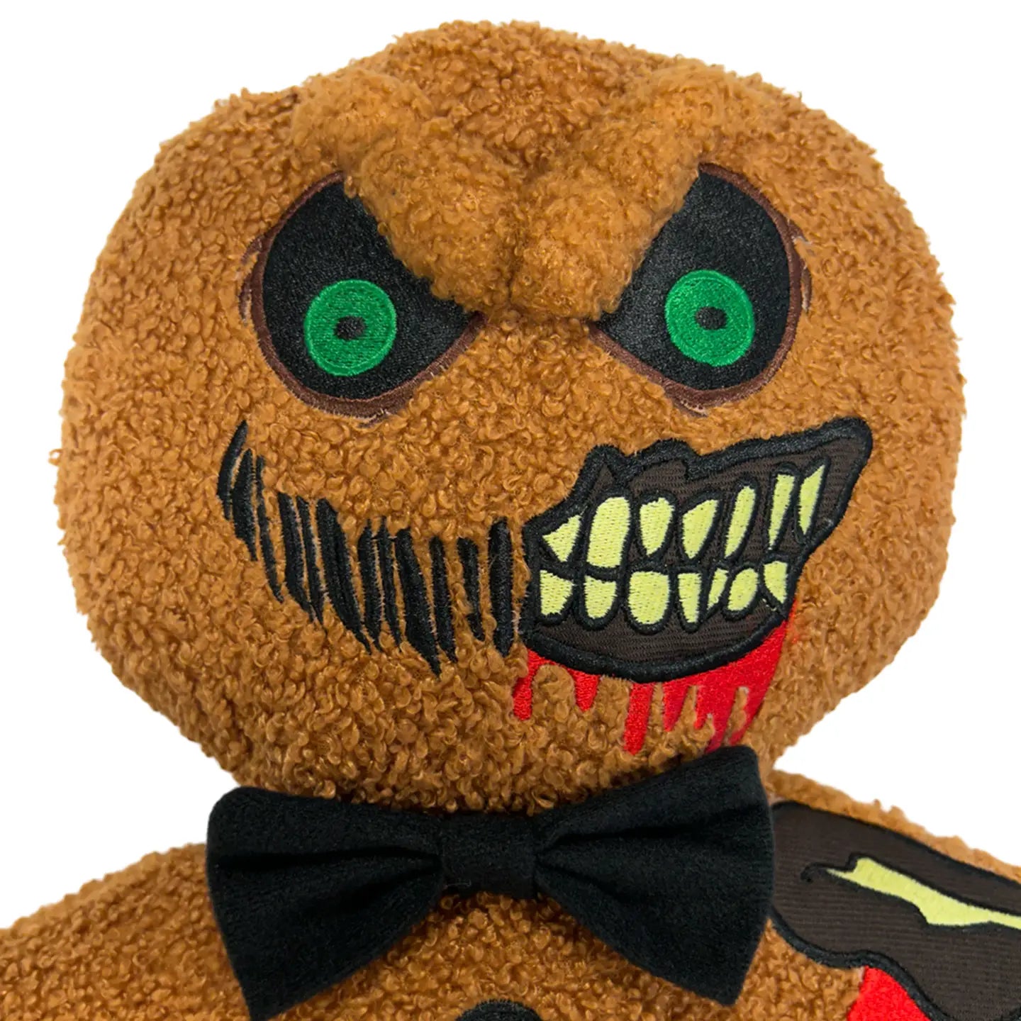 18" Zombie Gingerdead Man Plush Pillow, Creepmas Decor