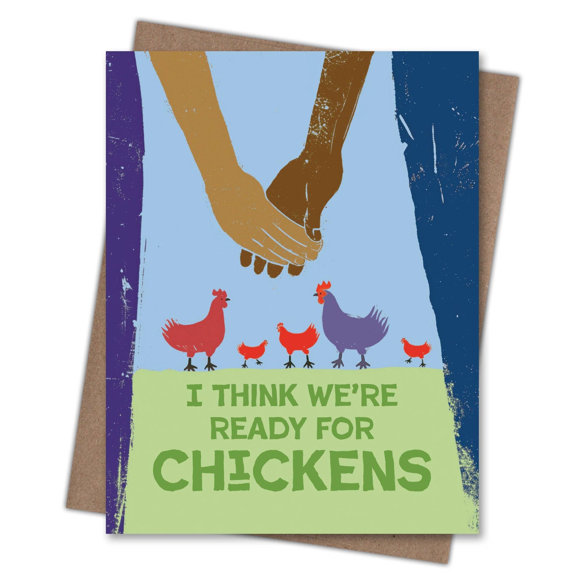 Ready for Chickens Love Card