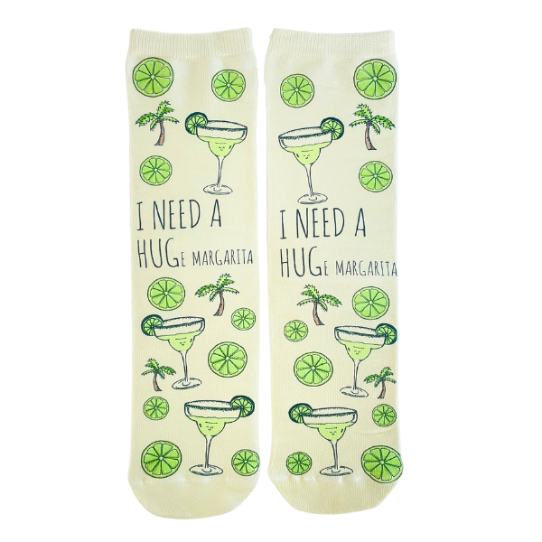 I Need a Huge Margarita - Funny Socks