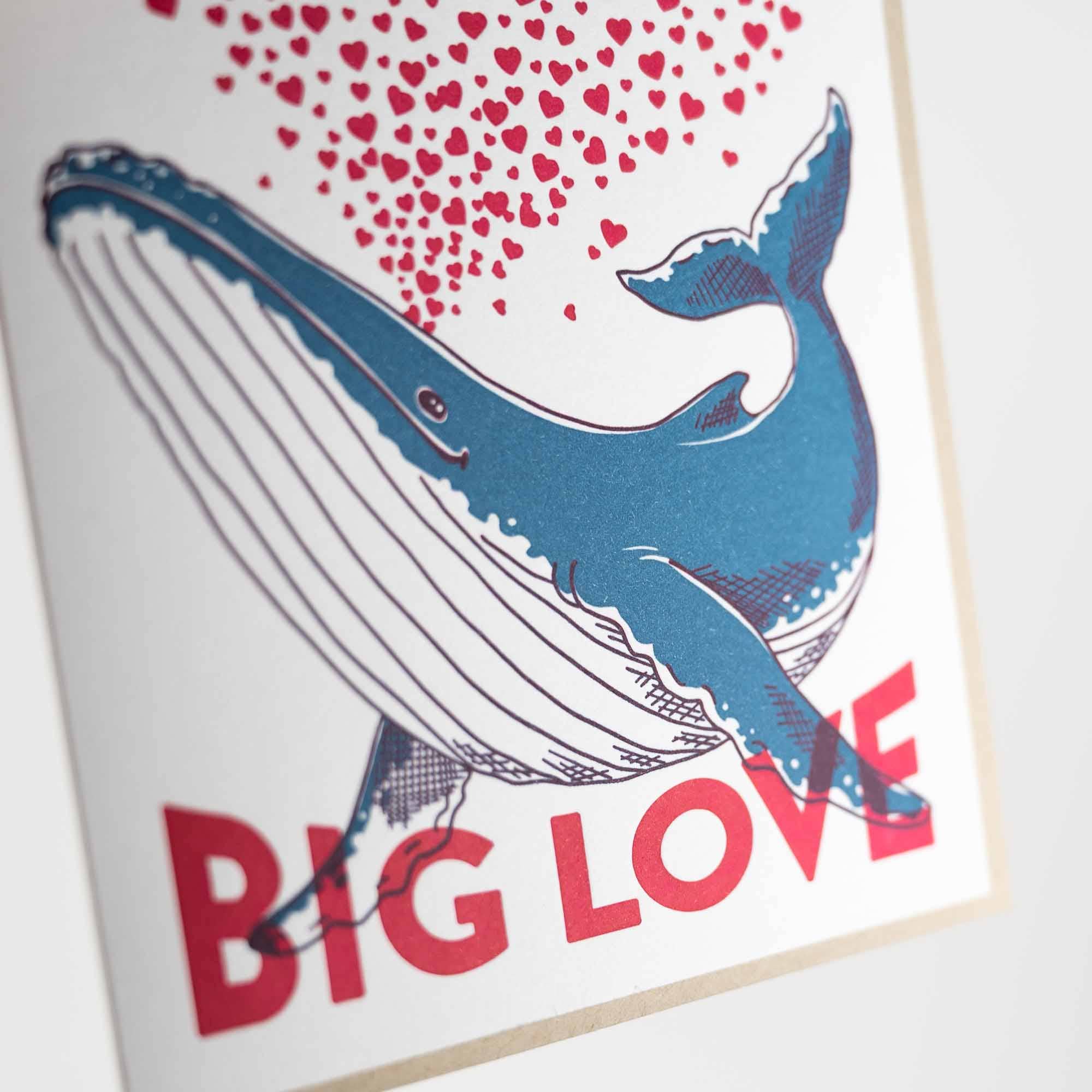 Big Love Whale Card